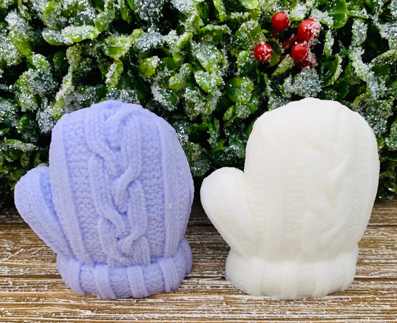 Winter Favors, Mitten soap favors 1 Mitten Soap: FREE SHIPPING Holiday favors Christmas favors