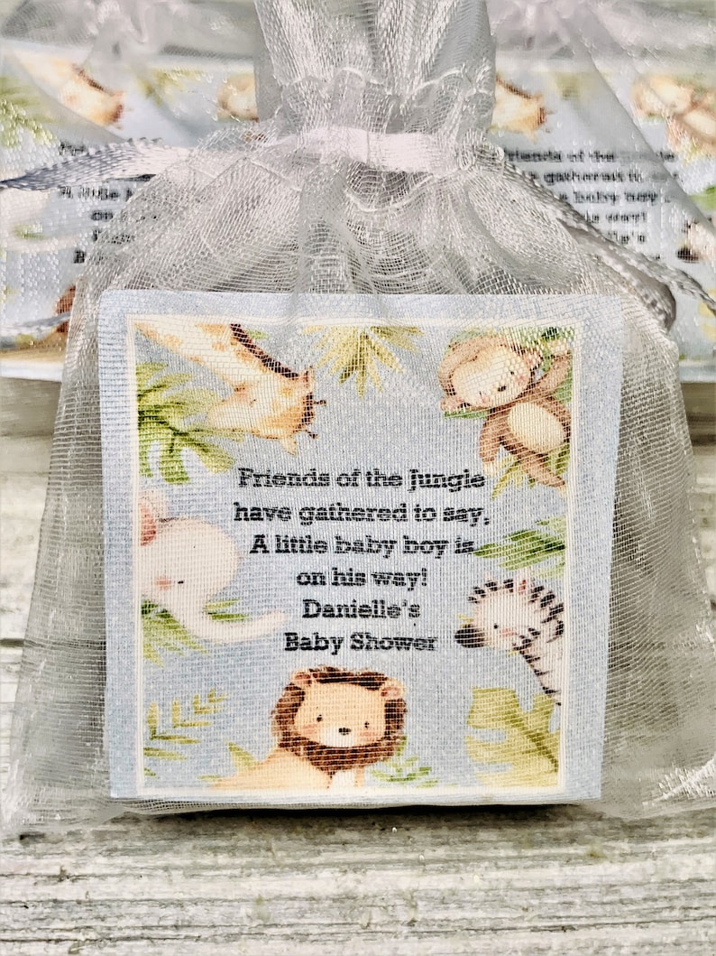 Jungle Themed Favors Baby Boy Favors Birthday Favors Baby Girl Favors Baby Sprinkle Favors Jungle Soap Favors: Baby Shower Favors