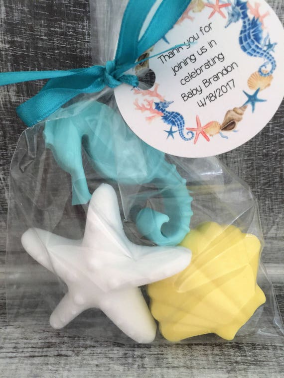 Sea S And Horse Soap Favors Beach Theme Baby Shower Birthday Sprinkle
