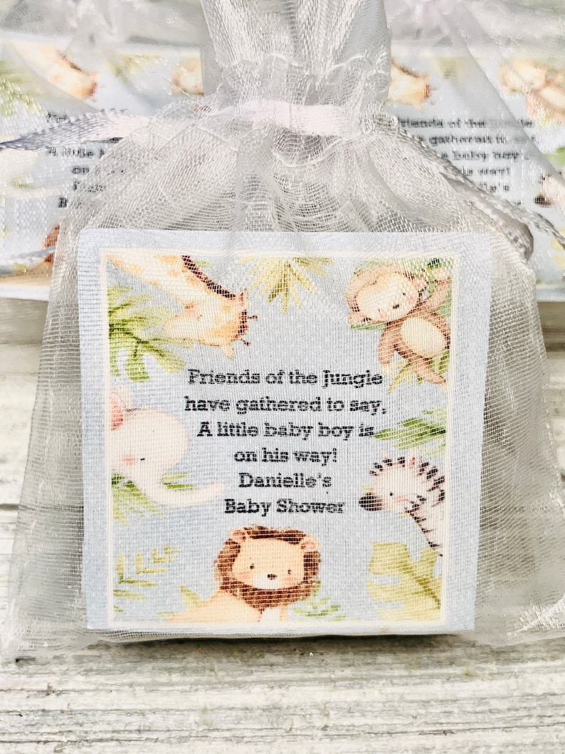 Jungle Themed Favors Baby Boy Favors Birthday Favors Baby Girl Favors Baby Sprinkle Favors Jungle Soap Favors: Baby Shower Favors