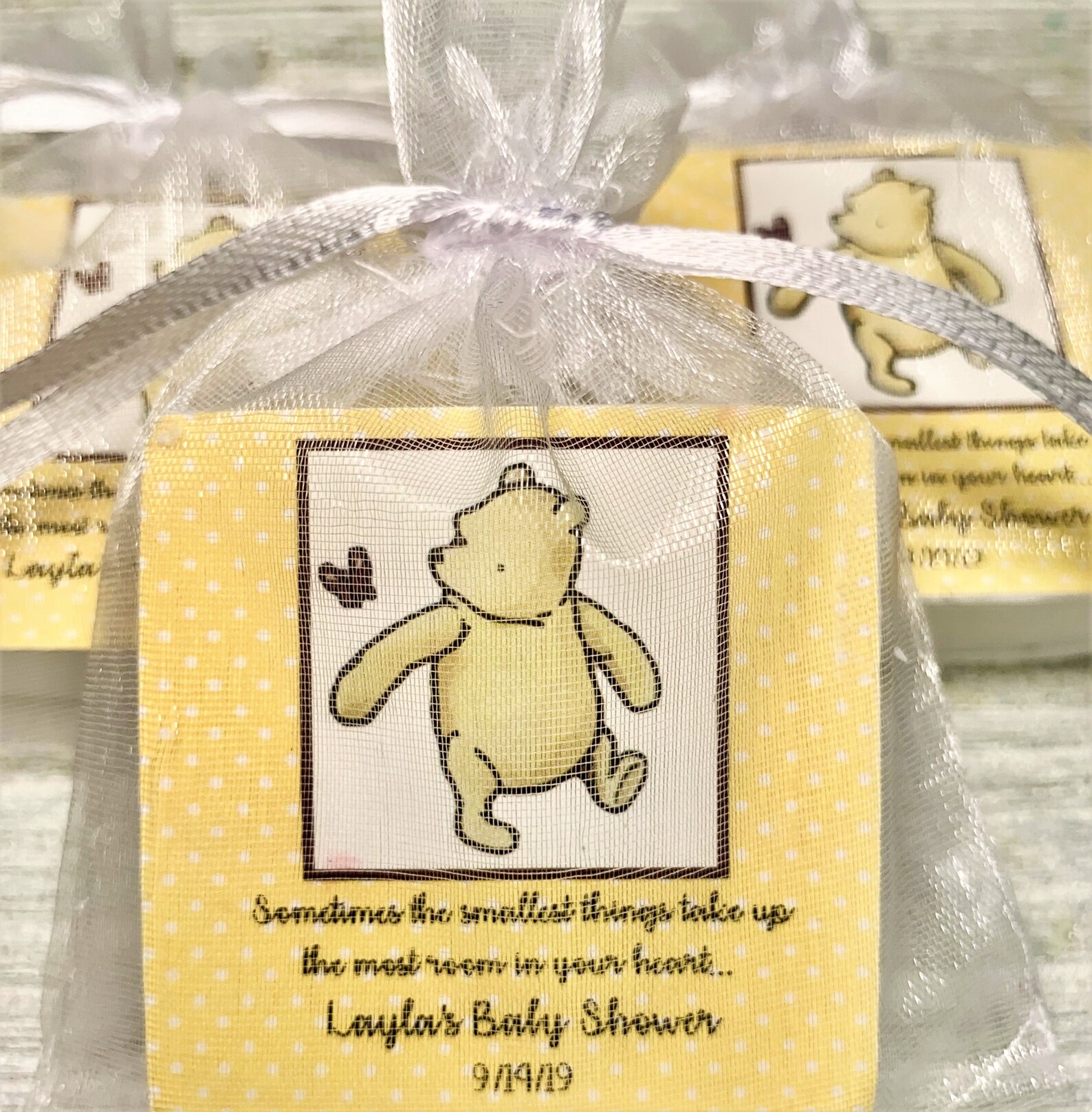 Winnie the Pooh Soap Favors Baby Shower Favors Birthday Etsy