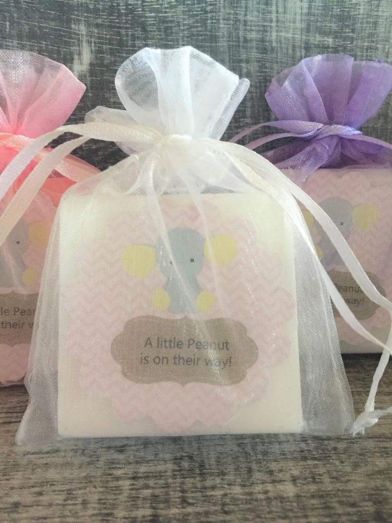 Girl Elephant Soap Favors Baby Shower Favors Birthday Etsy