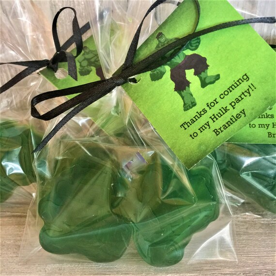 10 Hulk Soap Party Favors Hulk Favors Birthday Favors The Etsy