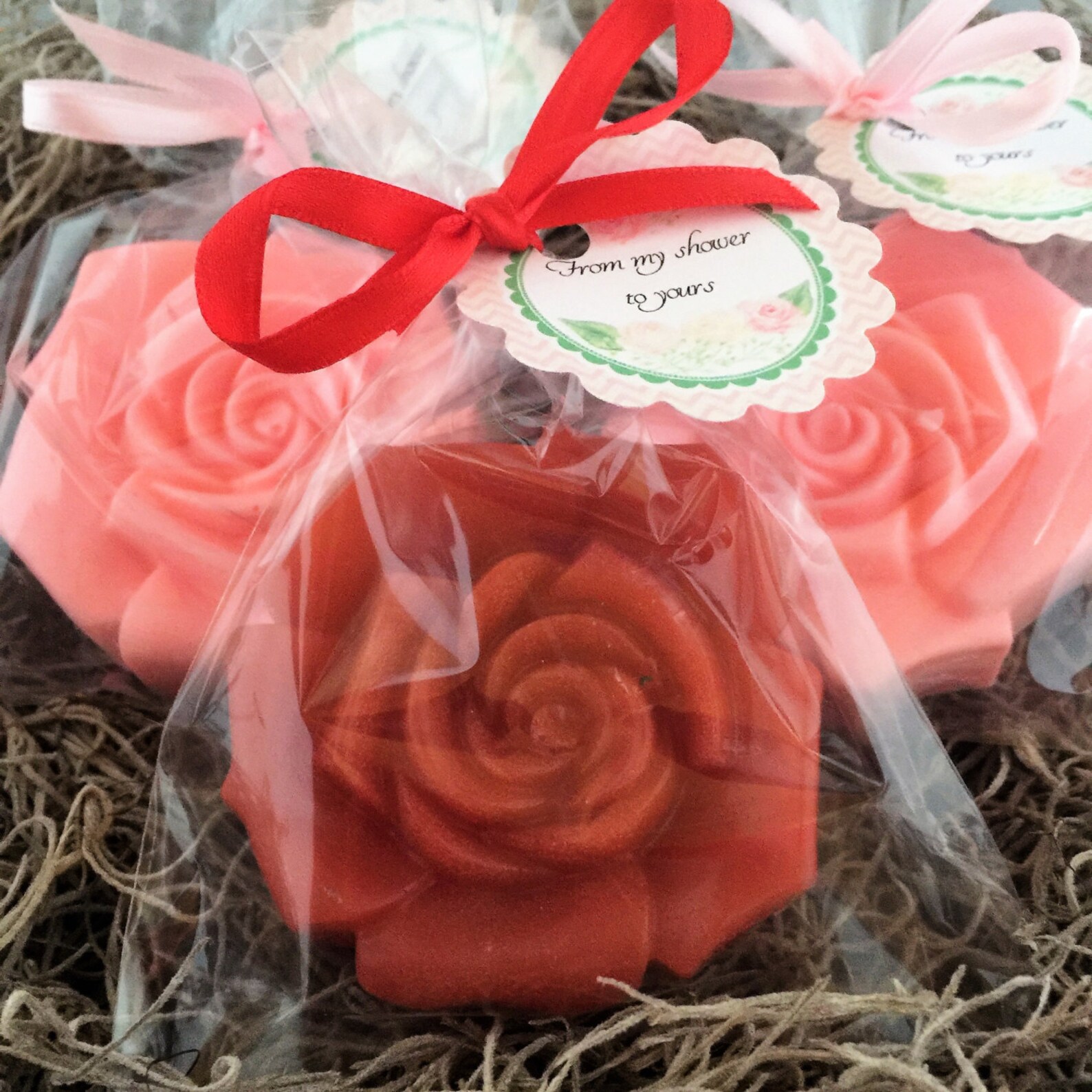 15 ROSE Party Favor Soaps Wedding Favors Baby Shower Etsy