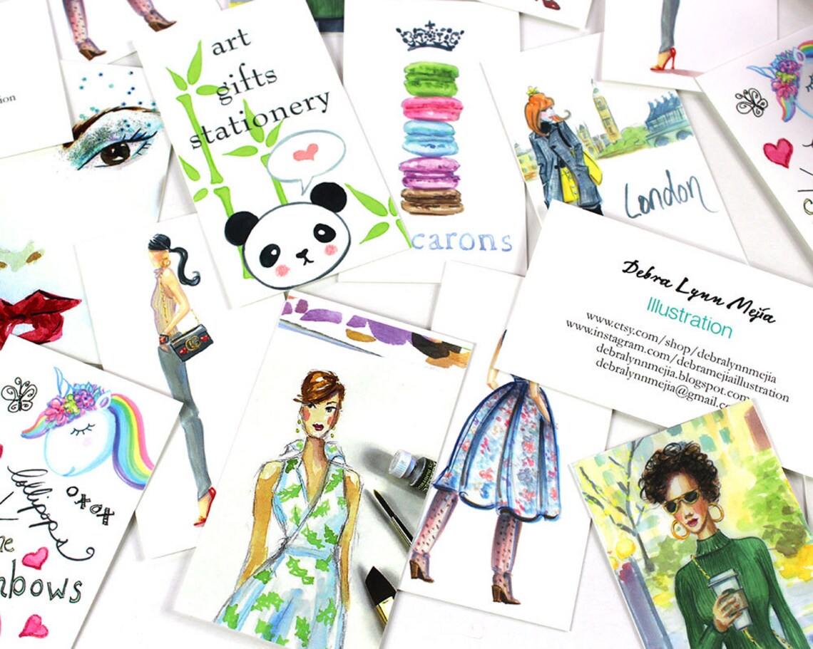Custom Fashion Illustration Custom Portrait for Blog / Logo / Etsy