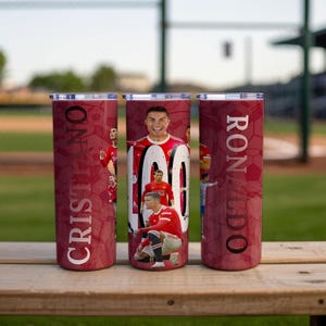 2er Pack Cristiano Ronaldo CR7 20 Unzen Tumbler Wrap Png Wrap digitale Datei Bild 10
