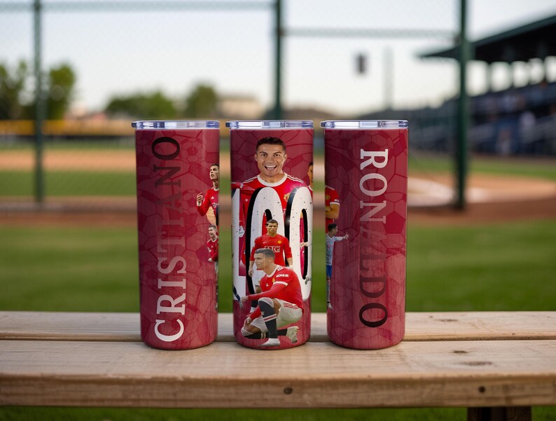 2er Pack Cristiano Ronaldo CR7 20 Unzen Tumbler Wrap Png Wrap digitale Datei Bild 10