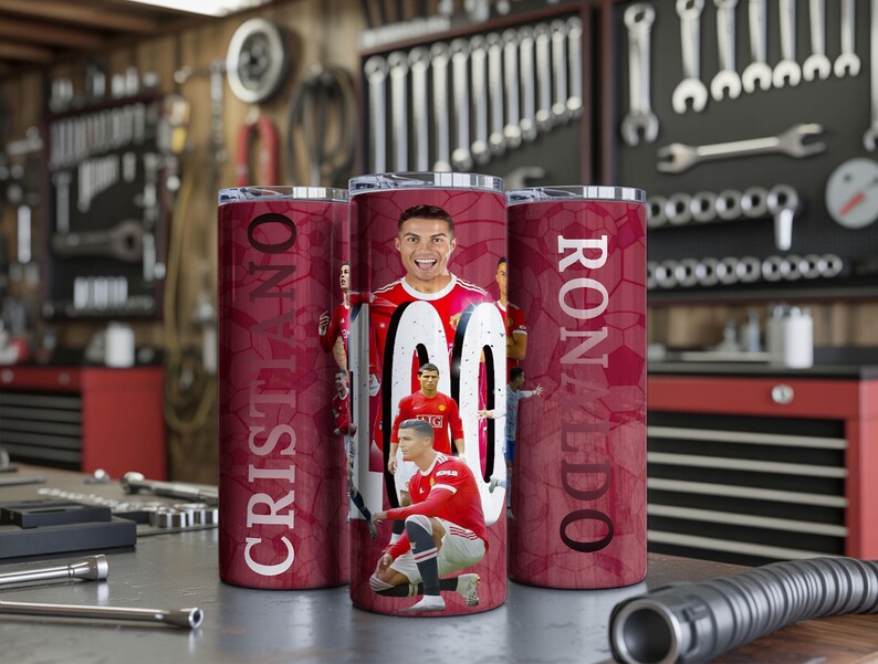 2er Pack Cristiano Ronaldo CR7 20 Unzen Tumbler Wrap Png Wrap digitale Datei Bild 18