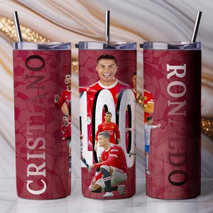 2er Pack Cristiano Ronaldo CR7 20 Unzen Tumbler Wrap Png Wrap digitale Datei Bild 14