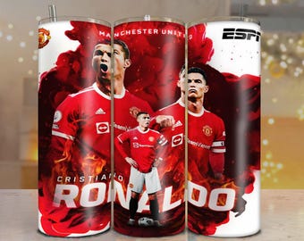 2er Pack Cristiano Ronaldo CR7 20 Unzen Tumbler Wrap Png Wrap digitale Datei