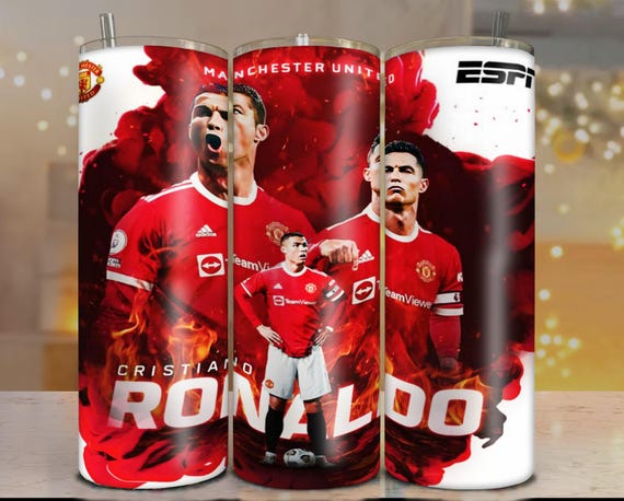 pack of 2 Cristiano Ronaldo CR7 20oz Tumbler Wrap Png Wrap digital File