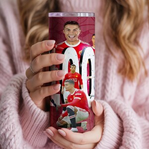 2er Pack Cristiano Ronaldo CR7 20 Unzen Tumbler Wrap Png Wrap digitale Datei Bild 7