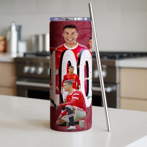 2er Pack Cristiano Ronaldo CR7 20 Unzen Tumbler Wrap Png Wrap digitale Datei Bild 13