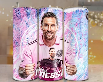 Lionel Messi Tumbler Wrap 20 Unzen Png Wrap Digitale Datei