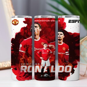 2er Pack Cristiano Ronaldo CR7 20 Unzen Tumbler Wrap Png Wrap digitale Datei Bild 8