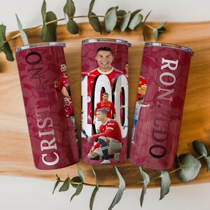 2er Pack Cristiano Ronaldo CR7 20 Unzen Tumbler Wrap Png Wrap digitale Datei Bild 6