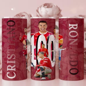 2er Pack Cristiano Ronaldo CR7 20 Unzen Tumbler Wrap Png Wrap digitale Datei Bild 16