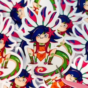 Cute Neeko stickers | FanArt Stickers | Doodle Art | Journal Sticker | Laptop Sticker