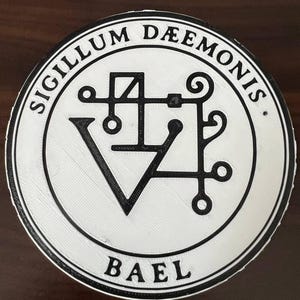 Sello de Bael 3D – Sello Goético Grabado | Decoración Esotérica | Arte Oculto | Objeto Místico | Hecho a Mano | JC3DLAB