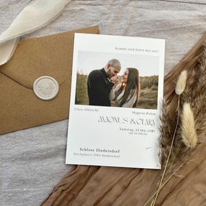 ab 25Stk. Hochzeitseinladungskarte oder Hochzeitseinladungskarten Set, verschiedene Formate, verschiedene Papiersorten