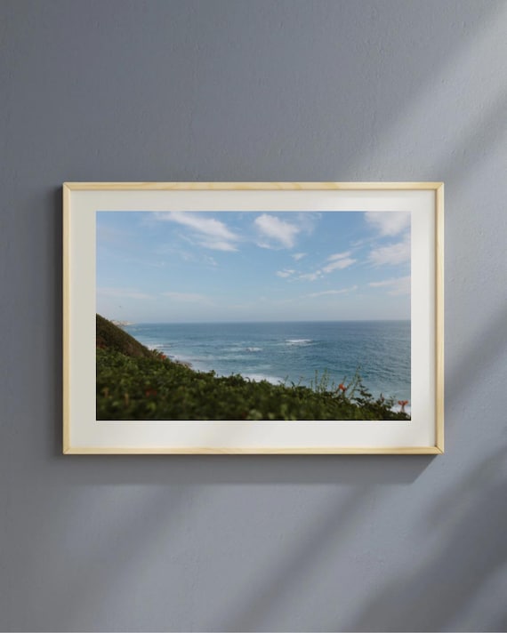 Goff Beach, Laguna L Neutral Ocean Print L Nature Photography for