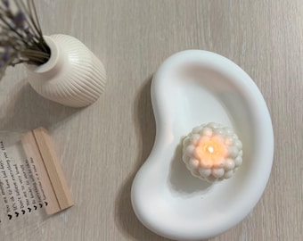 Handmade Jesmonite Cloud Tray – Aesthetic Home Decor