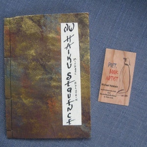 NW Haiku Sequence, four seasons of illustrated, calligraphed haiku
