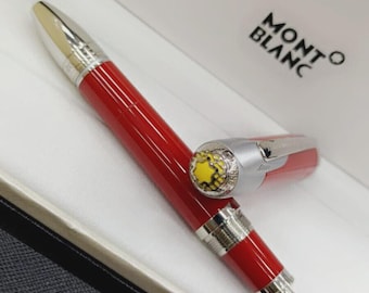 Casual Montblanc Ferrari Edition Red Fountain Pen - Medium Pen Comes with Box