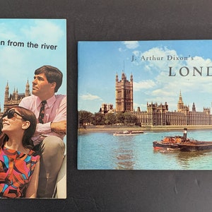 Vintage London from the River and J. Arthur Dixon's London Souvenir Guidebooks