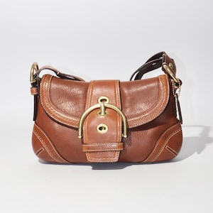 Vintage Coach 2006 Leather Soho Belt Shoulder Bag in Brown