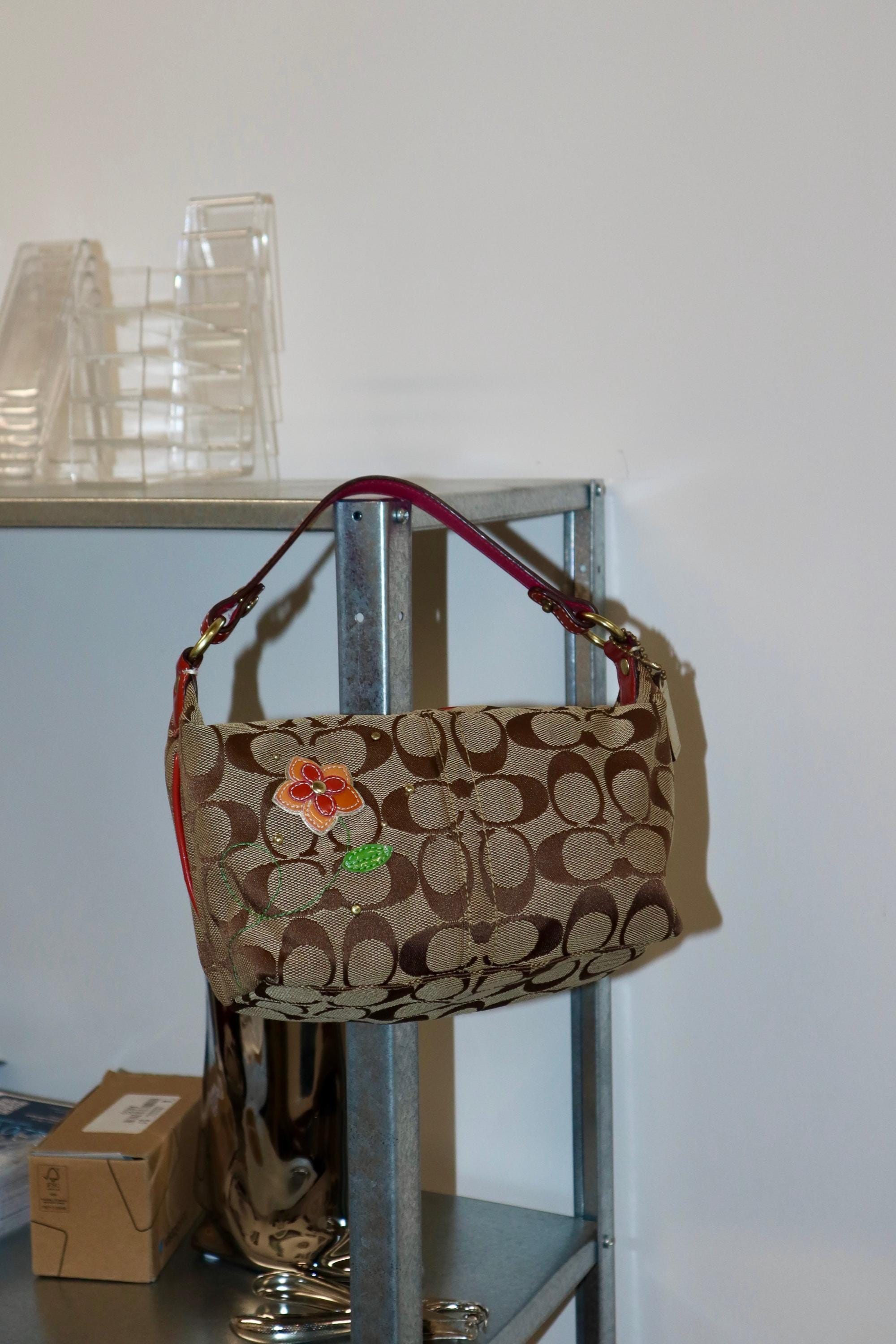 Vintage Coach Bags With Flower - Etsy