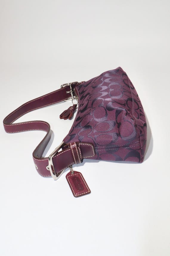 バッグ Vintage Coach Baguette Small Bag purple Vintage Coach Baguette Small Bag purple 4.3*10.2*2.3 inch | eBay