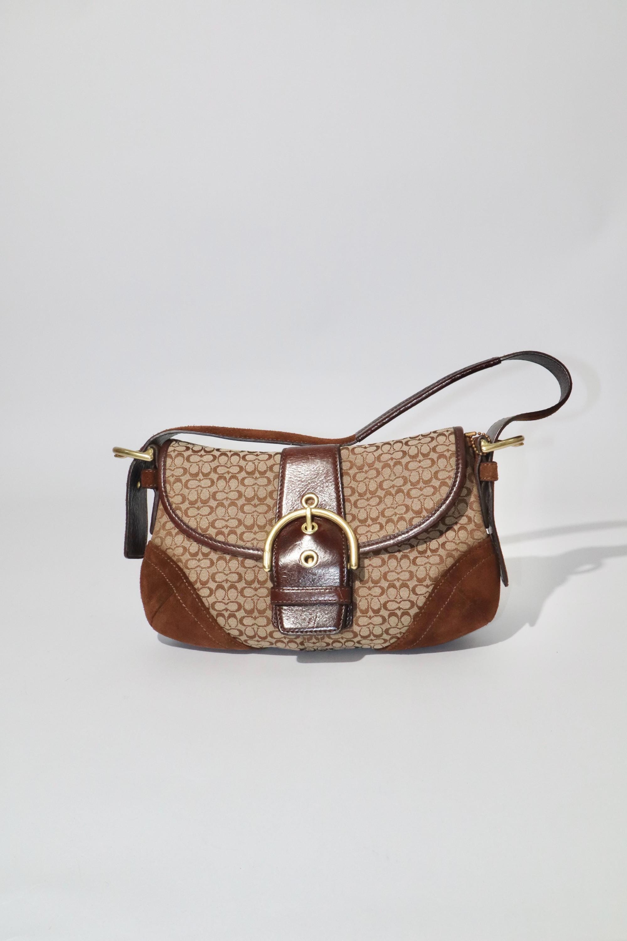 バッグ Coach Soho Demi Flap Suede Shoulder Bag Coach Soho Demi Flap Suede Shoulder Bag | eBay