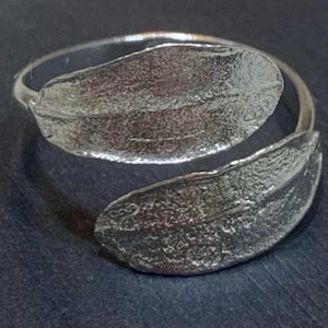 Olivenzweig-Ring, Silber 925, Palästina-Oliven, Olivenbaum