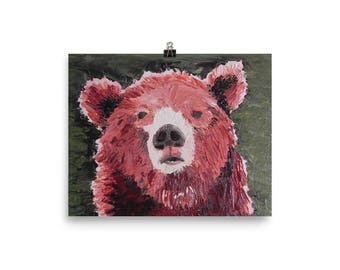 Little Bear, Giclee Print, by Roland Jensen, wall art