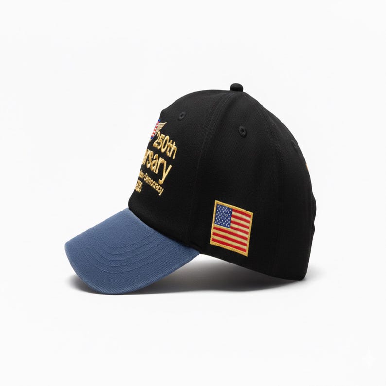 U.S. 250th Anniversary Baseball Cap - Patriotic 1776-2026 Adjustable Freedom & Democracy Hat image 16