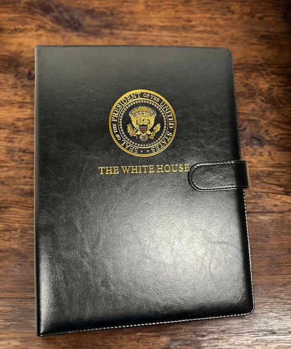 President Seal White House Notebook Donald Trump Signature