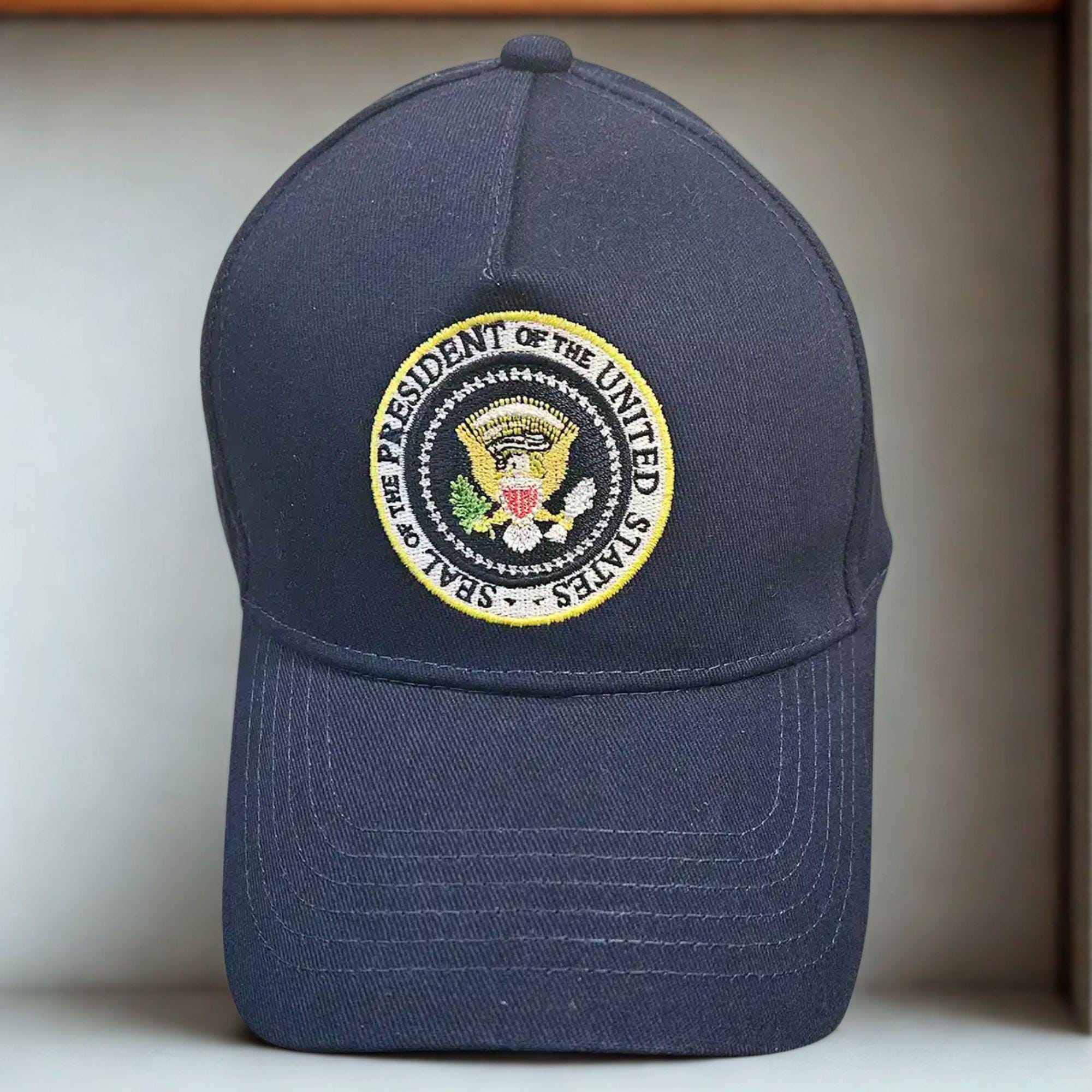Elegant Navy Blue Presidential Seal Women\'s Hat Presidential Seal Hat, Political Cap, 100% Cotton Twill - Etsy main image 3