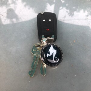 Dragons Milk upcycled keychain, New Holland beer, craft beer, michigan, stout