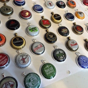 Custom craft beer cap, bottle cap, beercap pendant, necklace, keychain, craft beer, upcycled, michigan beer, personalized, handmade,