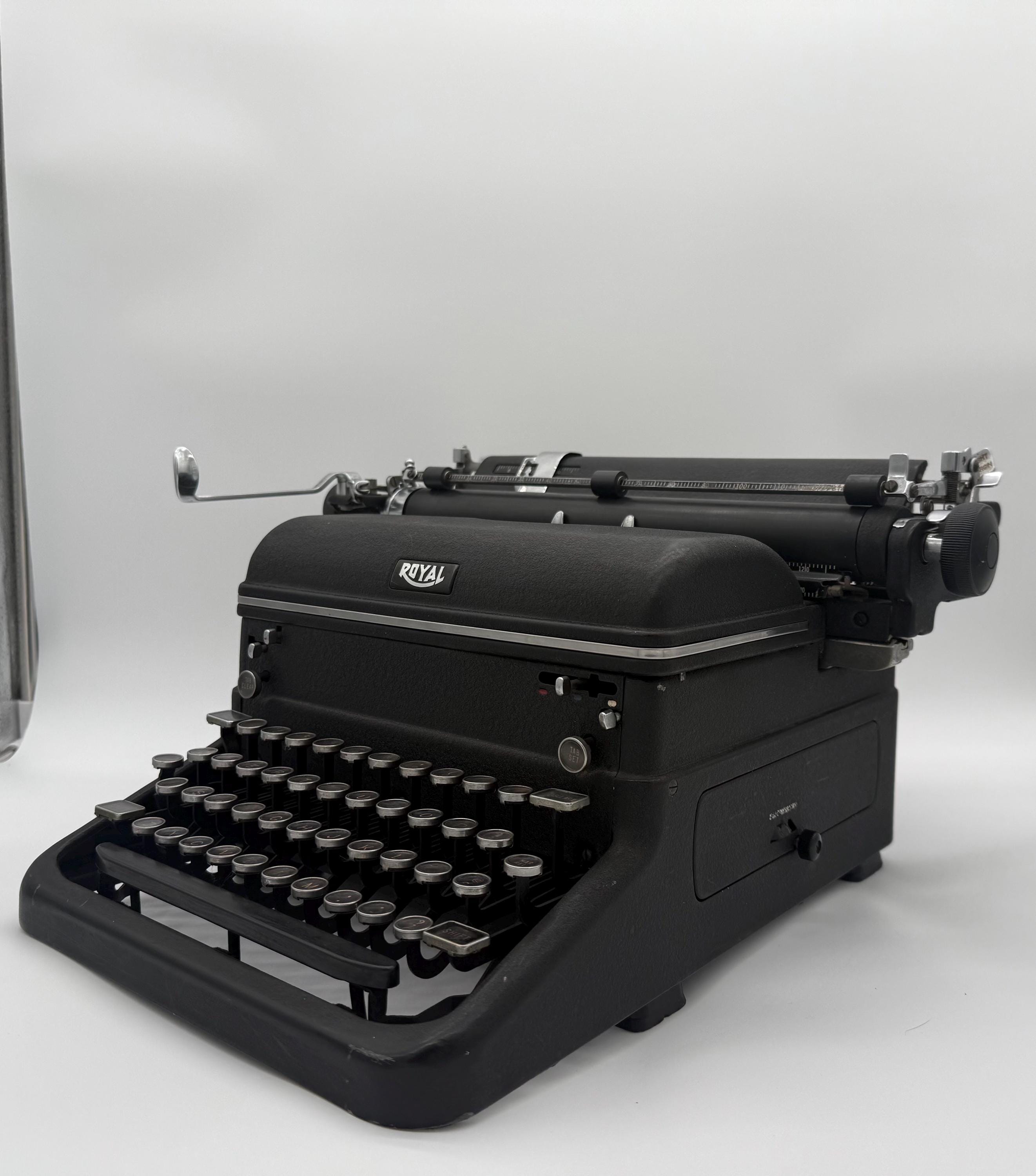 1939 Royal KMM Typewriter – Vintage Desktop Manual Machine, Restored & Working, Glass Keys, Free Shipping, Great for Writers