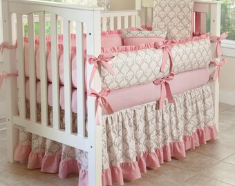 fancy baby girl crib bedding