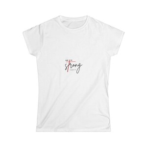 Empowered Women&#39;s Softstyle Tee - Strong Female Power Feminist T-Shirt, Inspirational Graphic Top, Motivational Quote Shirt, Activist