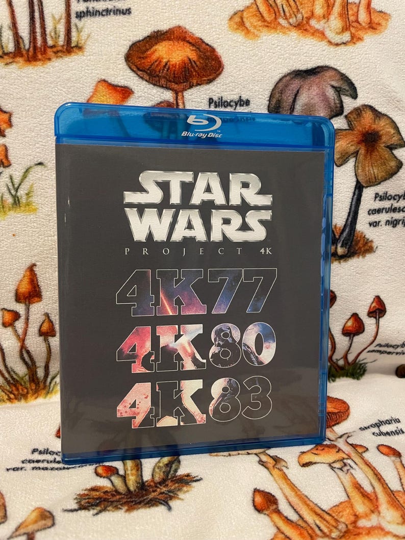 Star Wars Trilogy “project 4K” Versions Blu-ray Box NO DISC - Etsy UK