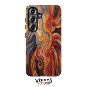 Vibrant Phone Case, Colorful Protective Cover, Artistic Mobile Accessory, Unique Gifts for Him/Her, Phone Accessories for Art Lovers