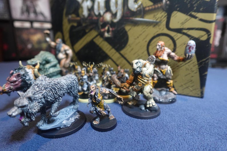 Top Rage Physical Blood Rage Physical Viking Pledge Painted Miniatures Service - Etsy