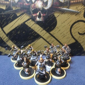 Blood Rage Physical Viking Pledge Painted Miniatures Service