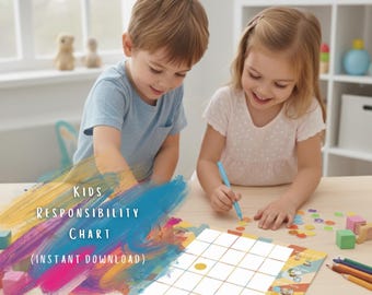 Kids Chore Chart Printable – Daily Routine Chart PDF