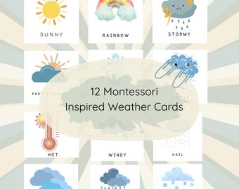 Weather Flashcards Printable – Kids Weather Coloring Pages