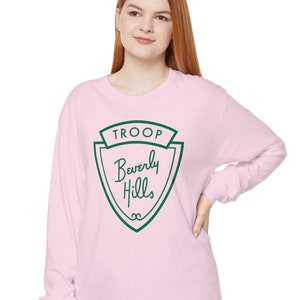 Troop Beverly Hills, Troop Beverly Hills Movie, California, Pink and Green, Phyllis Nefler, Wilderness Girls, Preppy, Cali, Comfort Colors